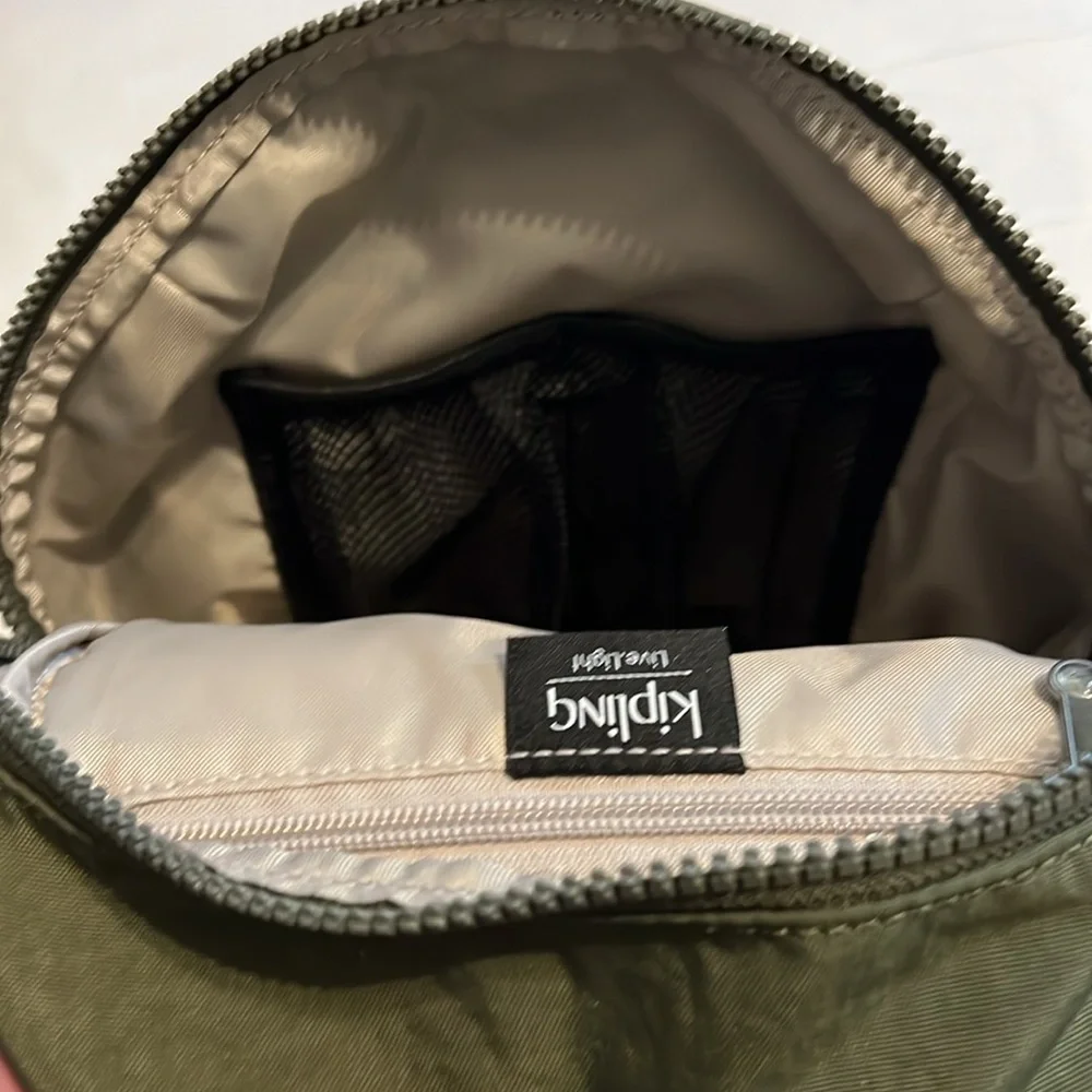 Kipling - Bente Backpack Sling - Jaded Green Tonal - Picture 5 of 9